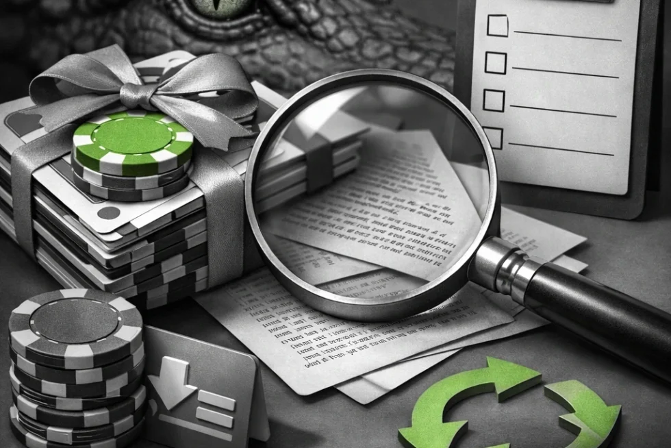 Bonus terms to check for CrocoSlots bonus conditions